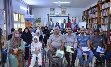 Hammurabi Human Rights Organization completes the 8th edition of the second phase on workshops on the rights of persons with disabilities
