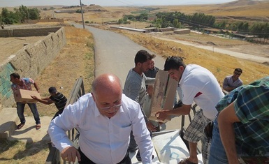 HHRO continues to deliver aid to IDPs fleeing the violence in Mosul, Tall Afar, etc.