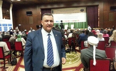 Member of the General Board of the Hammurabi Human Rights Organization Mr. Khaled Al-Bayati participates in the Proceedings of establishing an Office of Coexistence and Community Peace in Baghdad.
